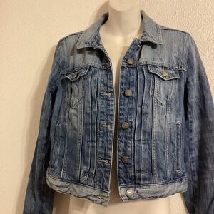 LOFT Light Blue Denim Jacket Junior Small